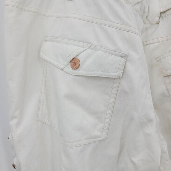 Obermeyer Ladies16 White Delia Snow Pants Snowboarding Winter Sportswear Skiing - Picture 10 of 13